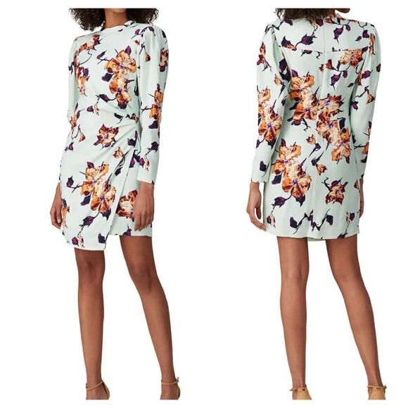 A.L.C. Mint Jane Mini Floral Dress - Picture 1 of 14